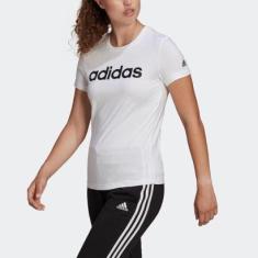Camiseta Essentials Slim Logo Adidas-Feminino