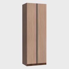 Guarda Roupa Solteiro 2 Portas Prime Plus 80 cm Luciane Móveis