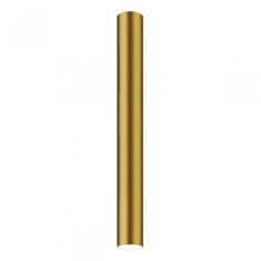 Plafon Viena Tubo 90cm Conti Iluminação Dourado