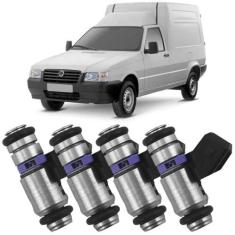 Kit 4 Bico Injetor Fiat Fiorino 1.5 Gasolina 97 a 2005 Ete