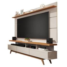 Rack e Painel Vivare Wood 1.8 para Sala Estar TV até 72 polegadas - Gi