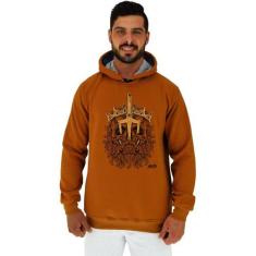 Blusa Moletom Tradicional Com Touca MXD Conceito King Skull, Masculino