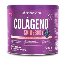 Sanavita Colágeno Skin - Suporte para Pele - Morango com Açaí - 200g
