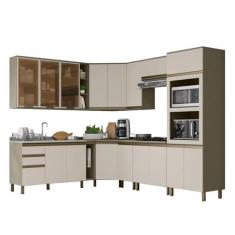 Cozinha Modulada Connect 08 Duna/Cristal - Henn