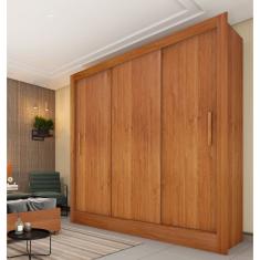Guarda Roupa Valência 3 Portas 4 Gavetas Tcil Móveis - Cinamomo