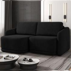 Sofá Cama Modulado Retrátil e Reclinável Decorativo Varsóvia 216cm Vel