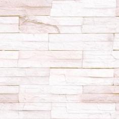 Papel De Parede Pedra Tijolos Claros Autocolante Sala Quarto - LRP