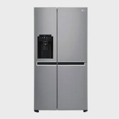 Geladeira/Refrigerador Smart Side by Side ThinQ 601 Litros LG GC-L247SLU1 Aço Escovado 220V