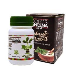 Adoçante em Pó 100% Natural Stevia 20g Color Andina