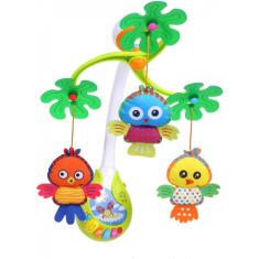 Móbile Musical Suave Passarinho Love 0M+ Ajustável Para Berço