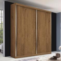 Guarda-Roupa Solteiro 2 Porta de Correr 2 Gavetas Salvador Espresso Móveis Freijó