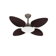 Ventilador De Teto Bronze Pétalo 4 Pás Econômico Ventax 220V
