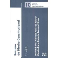 Resumo (10) Direito Constitucional - 21Ed/18 - Malheiros Editores