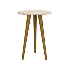 Jogo de Quarto Infantil Simba Estante Escrivaninha, Cama e Mesa de Canto Theo com Pés Amadeirado - Reller Móveis