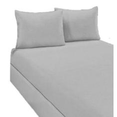 Jogo de Lençol  Casal com Elástico  3 Peças Microfibra 100% Poliéster 