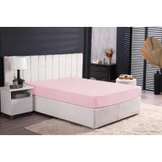 Lençol Casal com Elástico para Cama Box com 30 de Altura 180 fios 100%