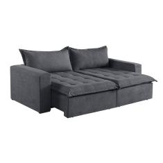 Sofá Cama 2 Lugares Retrátil e Reclinável M-184 Veludo Martins