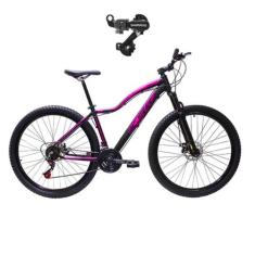 Bicicleta Aro 29 KSW MWZA 24 Velocidades Modelo Feminino Alumínio MTB 