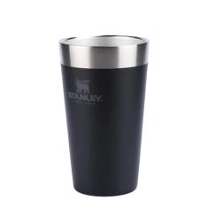 Stanley - Copo Térmico de Cerveja Isolado, 473 ml, Copo Empilhável Stay Chill, para Bebidas Quentes ou Frias, Matte Black