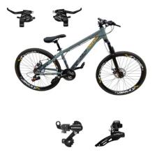 Bicicleta Vikingx Aro 26 Tuff 30 Aluminio 24v Trocadores / Cambio Shim