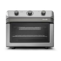 Air Forno Elétrico Air Fryer Mueller MFB35G 35L com Grill Dourador Timer 120 Min Prata 110V