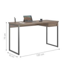 Escrivaninha Com 1 Gaveta Bel 1.2 Afarra