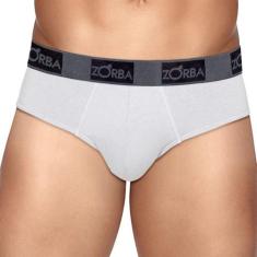 Cueca Zorba Slip Plus - 0716, Branco, GG