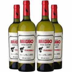 Vinho Branco Abrasado Terroir Selection Chardonnay 750ml Kit 4 Garrafas