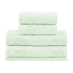 Buddemeyer Jogo de Toalhas Lollipop Gigante Verde 5 peças