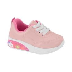 Tênis Running Infantil Led Molekinha Rosa-Feminino