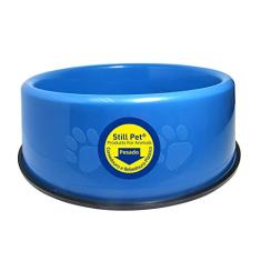 Tudo Pet Comedouro E Bebedouro Pesado Grande 2500Ml Azul Para Cães
