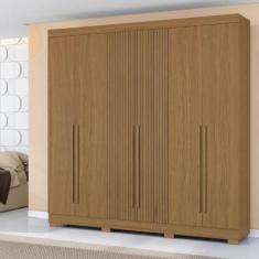 Guarda Roupa Casal 6 Portas 2 Gavetas 2030 Aramóveis, Atacama