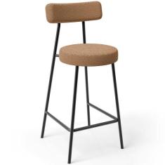 Banqueta Baixa Para Cozinha Sala De Jantar Bar Bancada Milão L02 Boucl