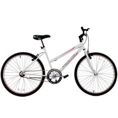 Bicicleta Aro 24 Feminina Dalannio Bike Dalia Sem Marcha Branca
