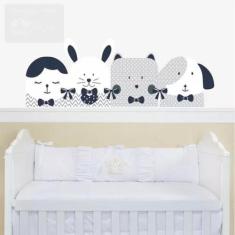 Adesivo De Parede Bonecos Enfeites De Bebê Criança - PINKIE