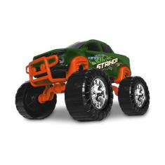 Carrinho Pick Up Striker Monster Truck - Samba Toys, Verde