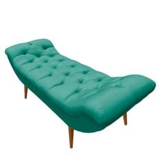 Recamier Sofá Chaise Calçadeira Sala Quarto 1,2 M Realeza - Mance Deco