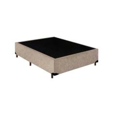 Base Box Viúva Suede Homequeen Bege 40x128x188