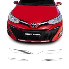 Kit Aplique Grade Yaris Hatch Sedan 18/19 Adesivo Cromado - SPORTINOX,