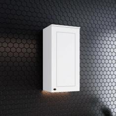 Armário Aéreo De Cozinha 40 Cm Amy Casa 812, Branco HP