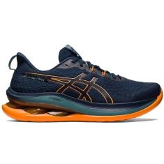 Tênis Asics Gel-Kinsei Max Masculino 43 Marinho e Verde Limão-Masculino