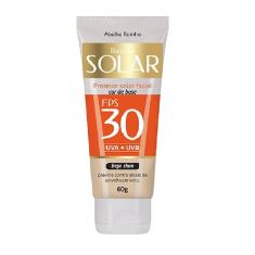 Protetor Solar Facial Cor De Base Pele Bege Claro FPS 30 Rainha Solar Abelha Rainha 60g