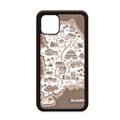 Mapa coreano Seul e Busan para iPhone 11 Pro Max capa para Apple Mobile Case Shell