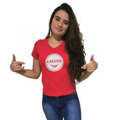 Camiseta Feminina Gola V Cellos Bowl Premium W