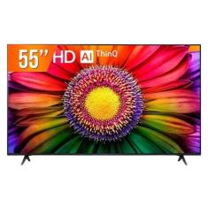 Smart TV LED 55&quot; Ultra HD 4K LG 55UR871C0SA ThinQ AI 3 HDMI
