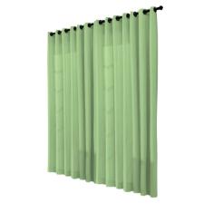 Cortina Rústica 300x250 Ilhós Cromado Charme Admirare Cor:Verde