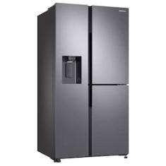 Geladeira Samsung Inverter Frost Free Side By Side RS65R 3 Portas com Tecnologia Exclusiva SpaceMax Inox Look - 602L