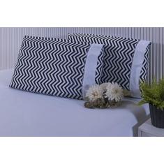 Jogo Lençol Solteiro 2 Peças 1,88X0,88X40Cm 180 Fios Chevron - Mtr Enx