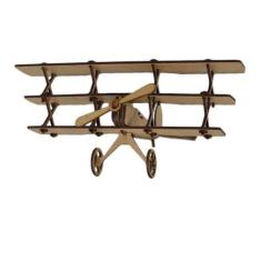 Avião Triplane. Quebra Cabeça 3d. Miniatura Em Mdf - TALHARTE