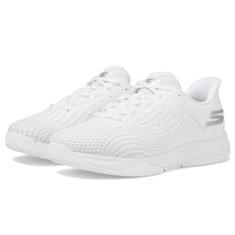 Skechers Tênis masculino sem cadarço Viper Court Reload Hands Free, Branco, 39